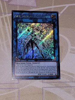 Yugioh! Sky Striker Ace = Zero DUAD-EN049 Secret Rare 1st Edition NM - Image 1
