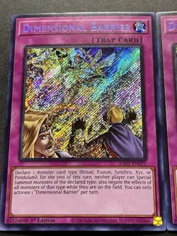3x Dimensional Barrier | Secret Rares | RA01-EN072 | NM | 1st Edition | YuGiOh! - Image 3