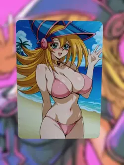 Dark Magician Girl Yugioh Anime Waifu Sexy Goddess Doujin Lewd Hentai Card - Image 1