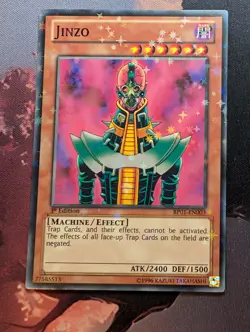 Yugioh Jinzo BP01-EN003 Starfoil Common 1st Ed - VLP - Image 1