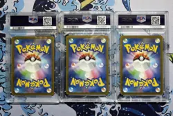 Bulbasaur Charmander Squirtle 168/165 PSA 10 Sequential Set 151 Pokemon Card UK - Image 5