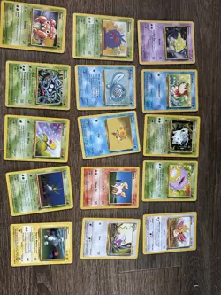 1999 WOTC Pokemon Base Set Common Uncommon Cards - Image 2