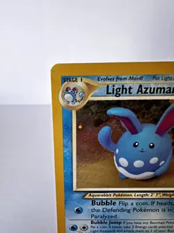 Pokemon TCG Light Azumarill 13/105 Neo Destiny English Holo Card MP - Image 2