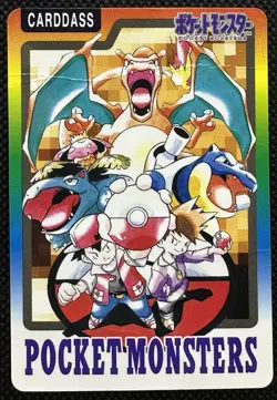 Bandai Charizard Checklist Pocket Monsters Pokemon Card 1997 Carddass Authentic - Image 1