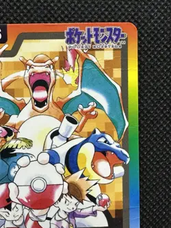 Bandai Charizard Checklist Pocket Monsters Pokemon Card 1997 Carddass Authentic - Image 3