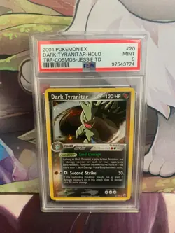 PSA 9 Dark Tyranitar Holo 20/109 | Pokemon EX Team Rocket Returns Graded Card - Image 1
