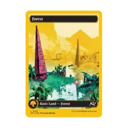 WOTC Aetherdrift Forest (0516) (First-Place Foil) (L) (Foil) NM - Image 1