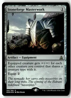 MTG Foil Stoneforge Masterwork - OGW Moderately Played English - Image 1