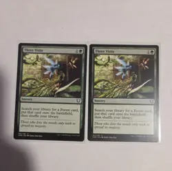 MTG Three Visits x2 Commander Legends 261/361 Regular Uncommon NM - Image 1