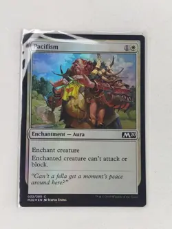 Pacifism - Core Set 2020 (M20) MTG Magic the Gathering (NM+) - Foil - Image 1