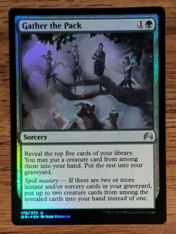 2015 MTG: Gather The Pack Foil English - Magic Origins (ORI) - See Pictures - Image 1
