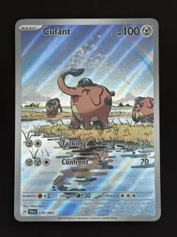 Pokemon TCG Cufant Illustration Rare - 076/064 - SV: Shrouded Fable Near Mint - Image 1
