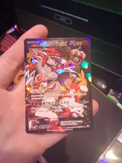 Pokemon TCG Team Magma's Groudon EX Double Crisis Full Art Holo - Image 3