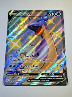 Lapras V SV110/SV122 Pokemon Shining Fates Shiny Vault Full Art Holo NM - Image 1