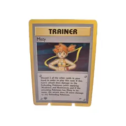 Misty 18/132 1st Edition Gym Heroes Holo Rare WOTC Vintage Pokemon TCG (NM) - Image 1