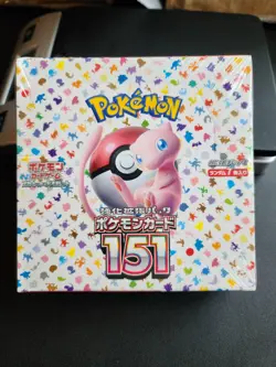 Pokemon 151 Japanese Booster Box Factory Sealed US Seller With Shrink READ - Image 1