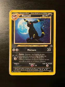 Carte Pokemon : Noctali 13/75 Edition 2 Neo Discovery Wizards Francaise - Image 1