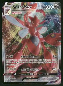 Scizor VMAX 119/189 Ultra Rare Holo NM Pokemon SWSH03: Darkness Ablaze - Image 1