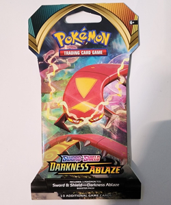Pokemon TCG Sword & Shield Darkness Ablaze Booster Pack Blister Brand New - Image 1