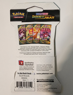 Pokemon TCG Sword & Shield Darkness Ablaze Booster Pack Blister Brand New - Image 2