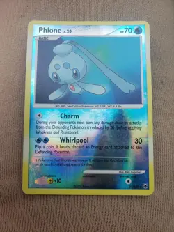 Pokemon Phione 27/100 Reverse Holo Majestic Dawn TCG Diamond & Pearl Rare HP - Image 1