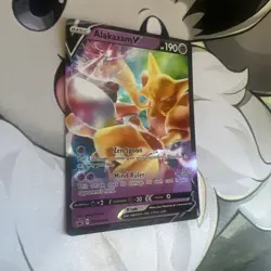Pokemon TCG Alakazam V SWSH Black Star Promos SWSH083 Holo Promo - Image 2