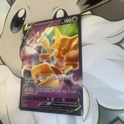 Pokemon TCG Alakazam V SWSH Black Star Promos SWSH083 Holo Promo - Image 3