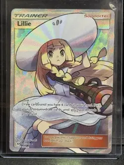 Lillie (Full Art) 147/149 Sun And Moon Base Set Holo Trainer Pokemon TCG NM - Image 1