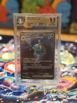 BGS 9.5 (PSA 10) Pokemon Scarlet Violet 151 Blastoise Ex 200/165 SIR Sub Grades - Image 2
