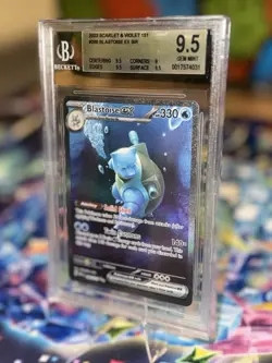 BGS 9.5 (PSA 10) Pokemon Scarlet Violet 151 Blastoise Ex 200/165 SIR Sub Grades - Image 4