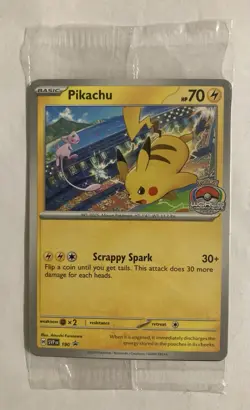 Pikachu SVP 190 World Championships 2024 Black Star Promo Pokemon TCG SEALED - Image 1