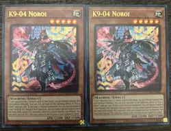 2X Yu-Gi-Oh! - K9-04 Noroi - DOOD-EN025 - Ultra Rare - 1st Ed. NM/M - Image 1