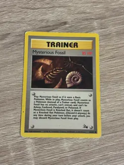 Pokemon Mysterious Fossil Base Fossil Set Card 62/62 - Image 1
