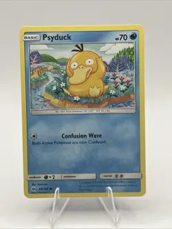 Psyduck 2017 TCG 28/149 SM Base Set Regular Card Near Mint Pokemon - Image 1