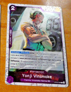 ONE PIECE FRANCAISE CARD HOLO FOIL GAME CARTE OP06-066 FR MINT - Image 1