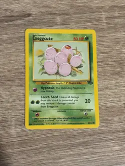 Pokemon Exeggcute Base Jungle Set Card 52/64 - Image 1