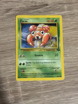 Pokemon Paras Base Jungle Set Card 59/64 - Image 1