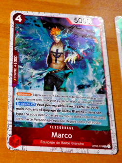 ONE PIECE FRANCAISE CARD HOLO FOIL GAME CARTE OP02-018 FR MINT - Image 1