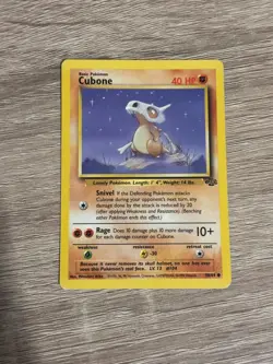 Pokemon Cubone Base Jungle Set Card 50/64 - Image 1