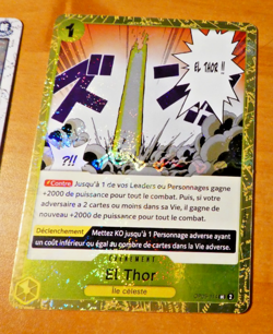 ONE PIECE FRANCAISE CARD HOLO FOIL GAME CARTE OP05-114 FR MINT - Image 1