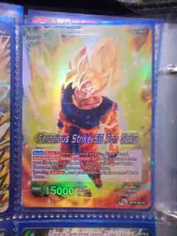 Ferocious Strike SS Son Goku FOIL Dragon Ball Super Card Game BT10-060 UC - Image 1