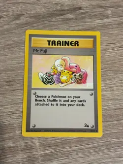 Pokemon Mr. Fuji Base Fossil Set Card 58/62 - Image 1