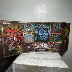 Konami Shonen Jump Yu-Gi-Oh! Trading Card Fold Game Board REPLACEMENT 23.5x10" - Image 1