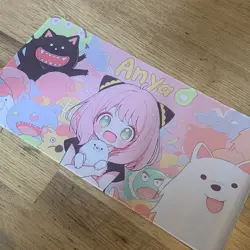 Anya Spy X Family Rubber Playmat Play Mat For Tcg Trading Card Game Mouse Pad - Image 1