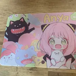 Anya Spy X Family Rubber Playmat Play Mat For Tcg Trading Card Game Mouse Pad - Image 2