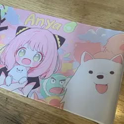 Anya Spy X Family Rubber Playmat Play Mat For Tcg Trading Card Game Mouse Pad - Image 3