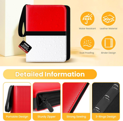 Card Binder 1080 Pockets Trading Card Binder with 60 Removable Sleeves 9 Pockets - Image 2