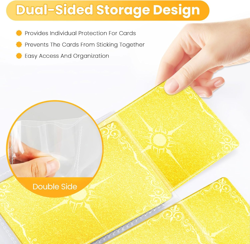 Card Binder 1080 Pockets Trading Card Binder with 60 Removable Sleeves 9 Pockets - Image 5