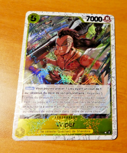 ONE PIECE FRANCAISE CARD HOLO FOIL GAME CARTE OP06-114 FR MINT - Image 1