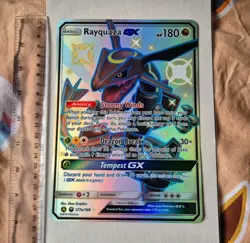 Rayquaza GX 177a/168 JUMBO OVERSIZED Black Star Promo Pokemon TCG Card NM - Image 2